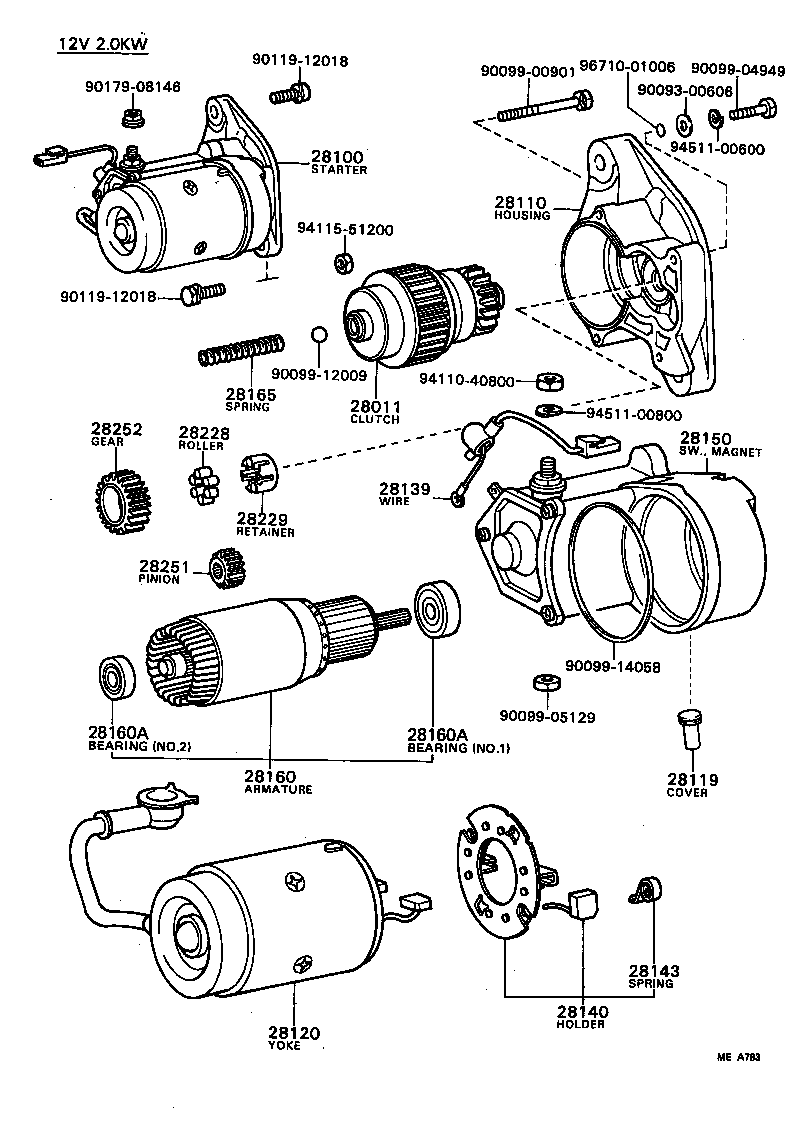 28150-44030 SWITCH ASSY, MAGNET STARTER product image