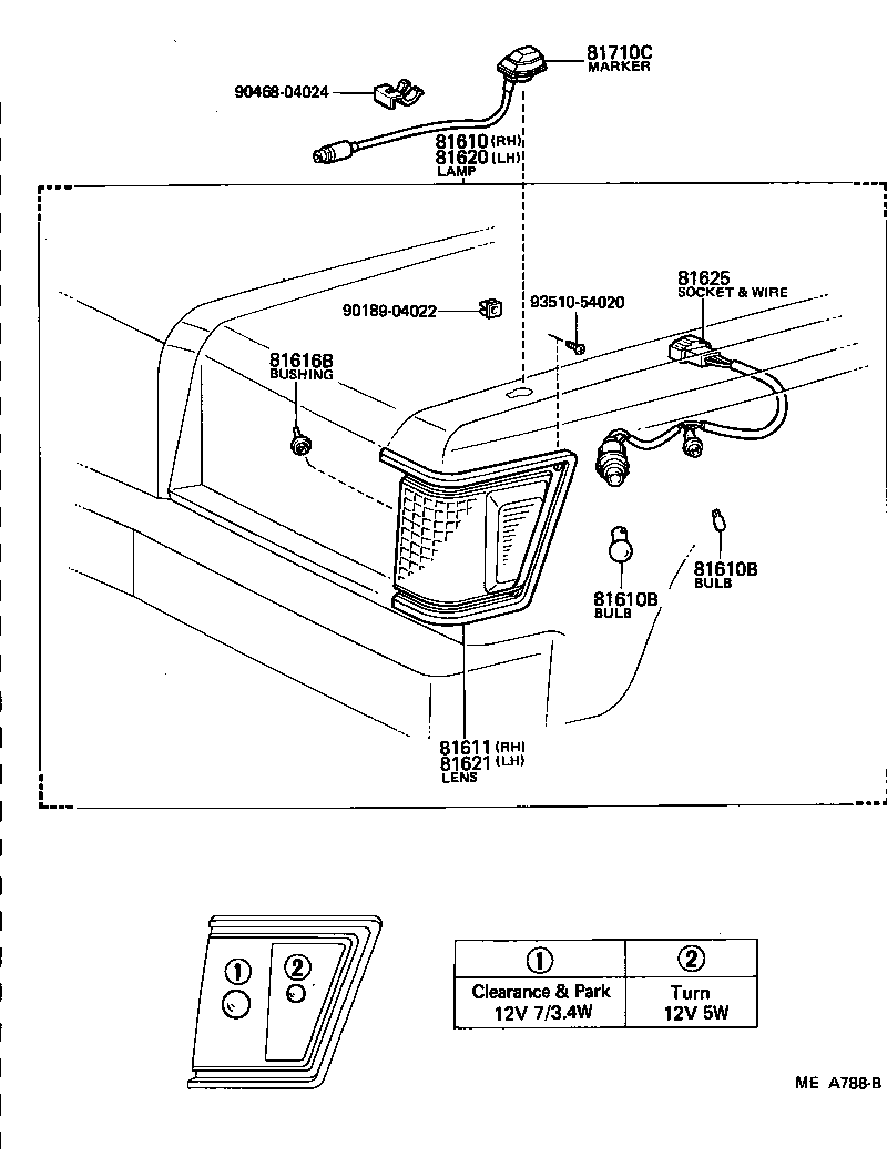 81611-30160 LENS, PARKING & CLEARANCE LAMP, RH product image