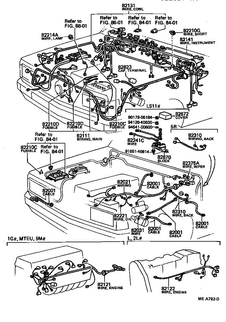 82020-30631 WIRE, ENGINE ROOM MAIN product image