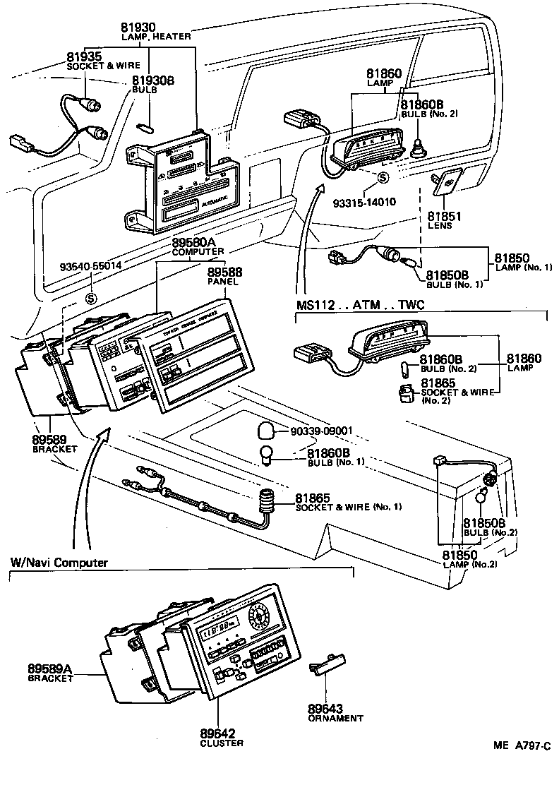 89580-30030 COMPUTER ASSY, CRUISE PILOT product image
