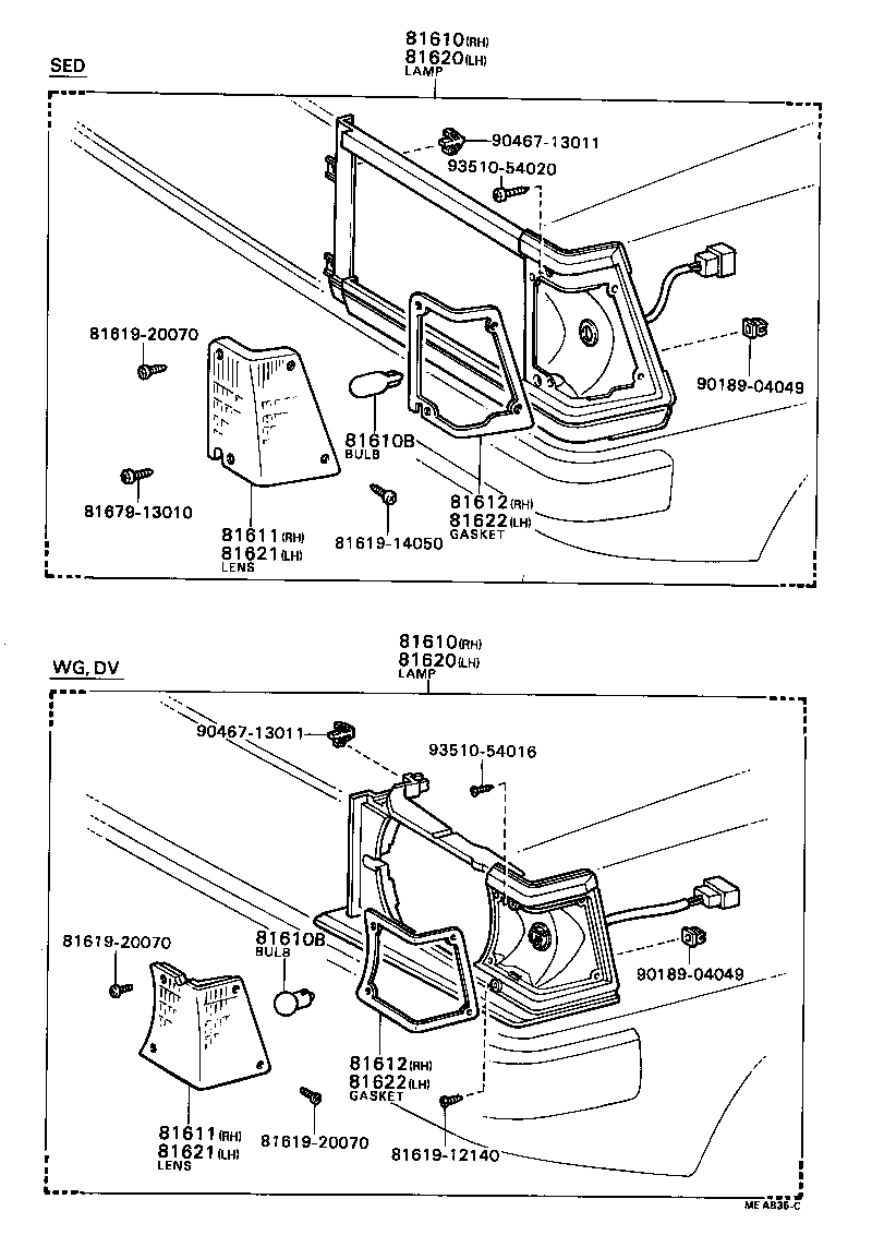 81610-19216 LAMP ASSY, PARKING & CLEARANCE, RH product image
