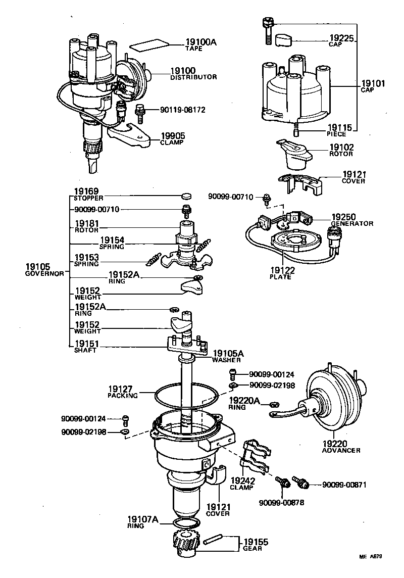 19250-44230 GENERATOR ASSY, SIGNAL product image