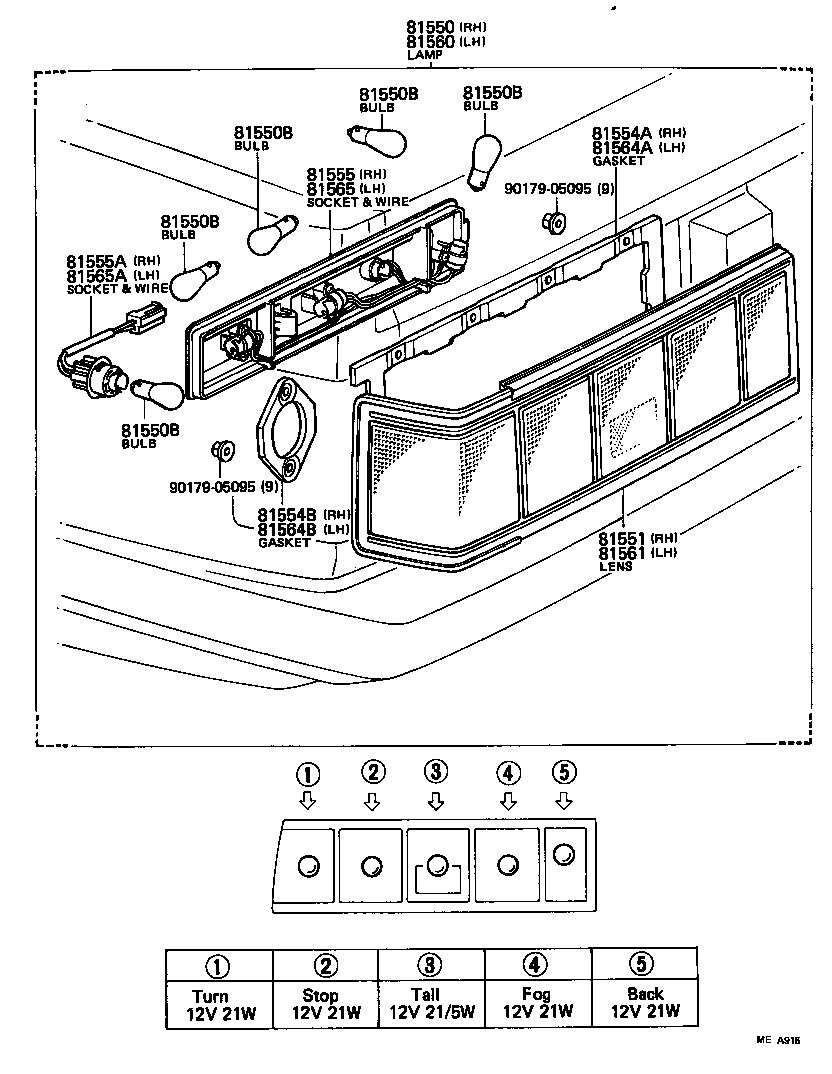 81557-91C01 BRACKET, REAR COMBINATION LAMP, NO.1 RH product image