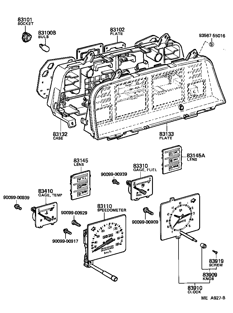 83131-1D220 DIAL, METER, NO.1 product image