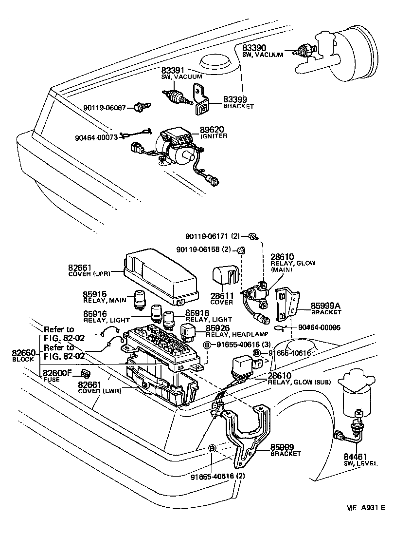83320-19535 GAGE ASSY, FUEL SENDER product image
