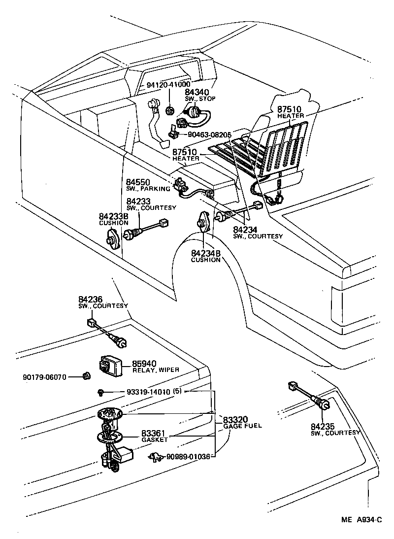 83320-19535 GAGE ASSY, FUEL SENDER product image