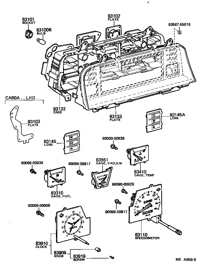 83131-1D220 DIAL, METER, NO.1 product image