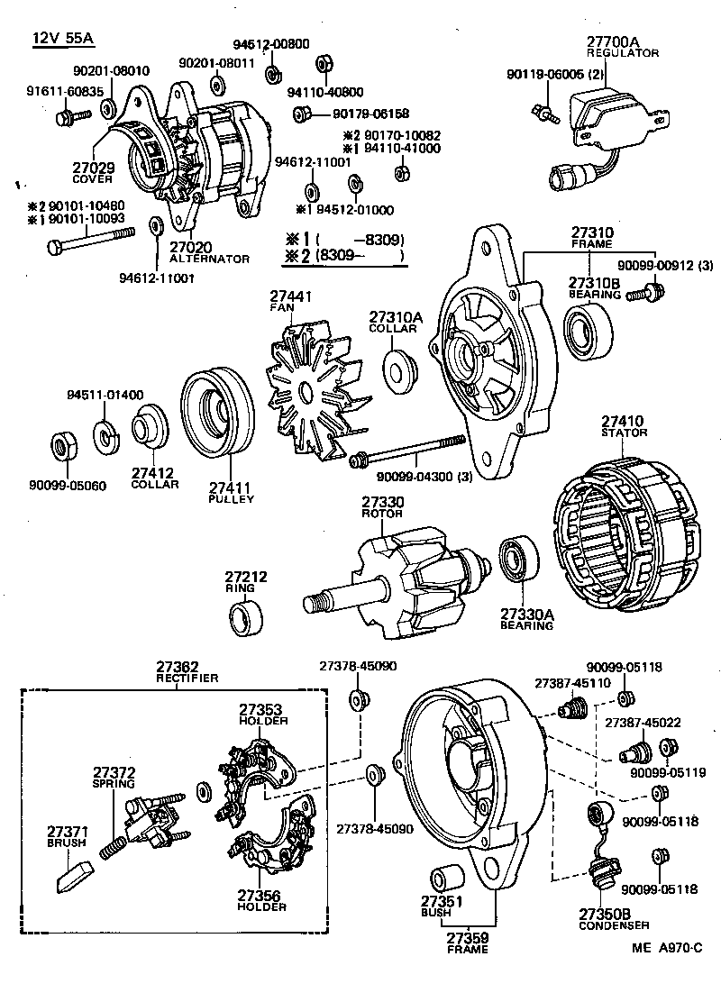 27060-28050 ALTERNATOR ASSY product image