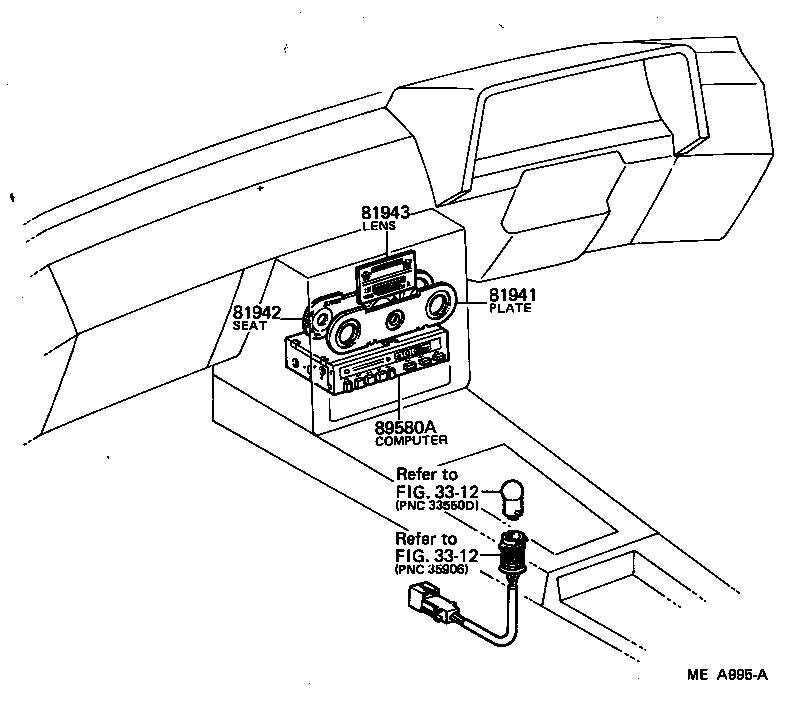 89580-14080 COMPUTER ASSY, CRUISE PILOT product image
