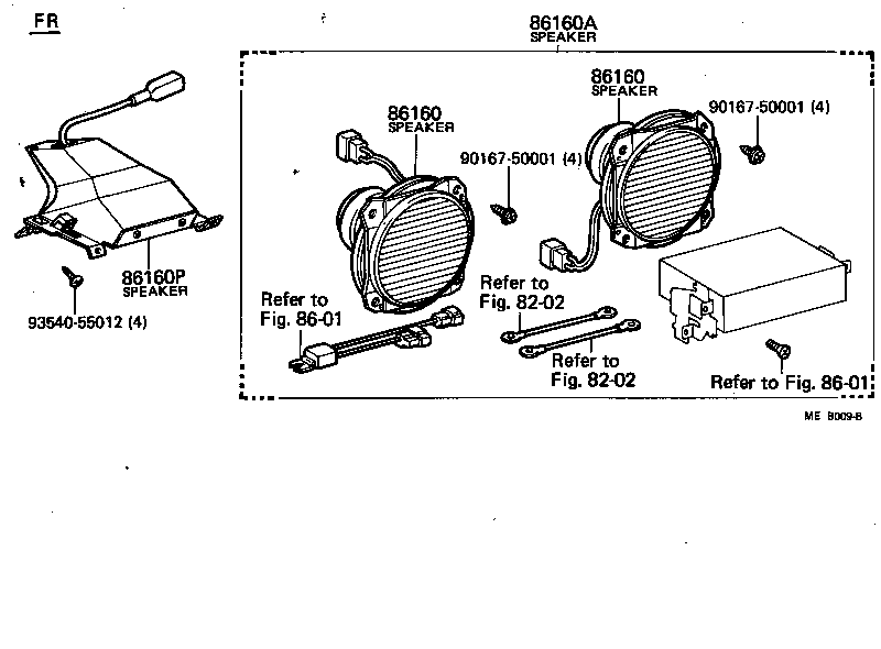 82181-14190 WIRE, SPEAKER, NO.1 product image
