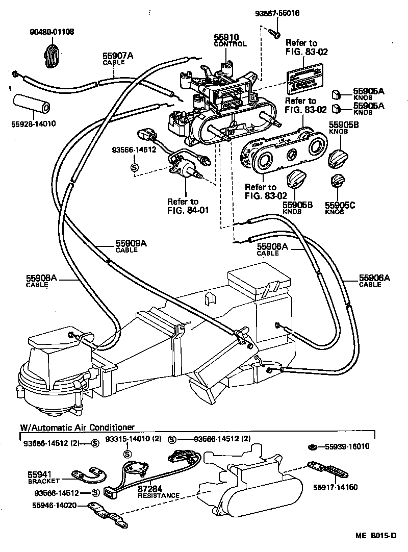 55938-14010 BRACKET, HEATER CONTROL product image