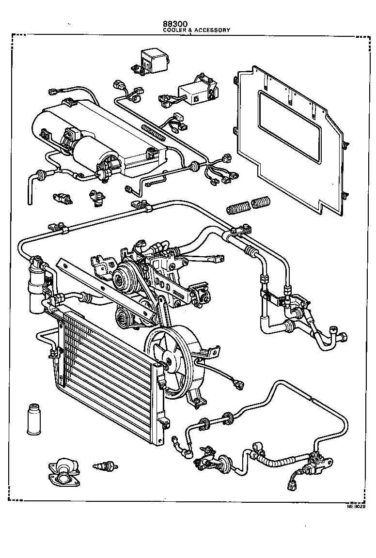 88300-87607 COOLER & ACCESSORY ASSY product image
