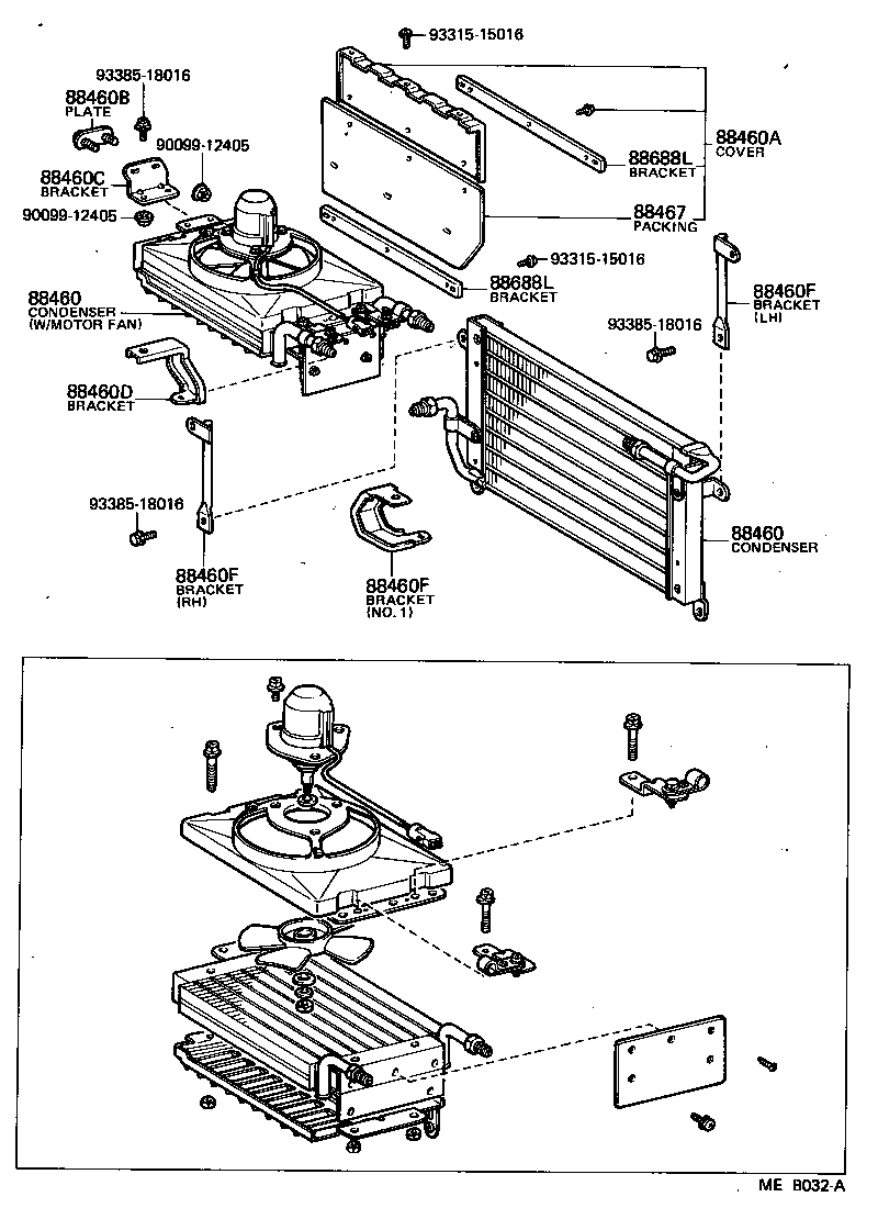 88453-95A00 FAN, COOLING (FOR CONDENSER) product image