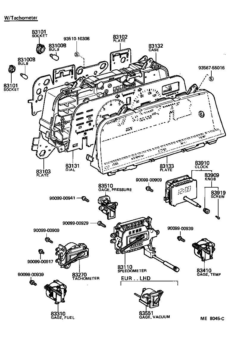 83131-1D220 DIAL, METER, NO.1 product image