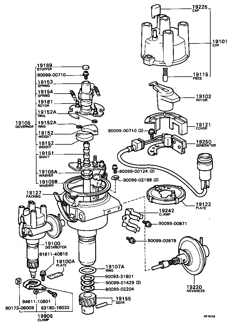 19250-13150 GENERATOR ASSY, SIGNAL product image
