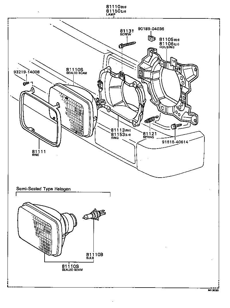 81110-39715 HEADLAMP ASSY, RH product image