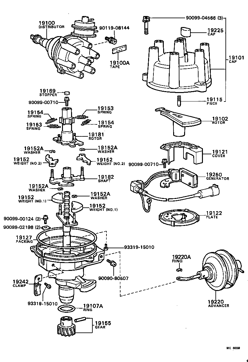 19127-52050 PACKING, DUST PROOF product image