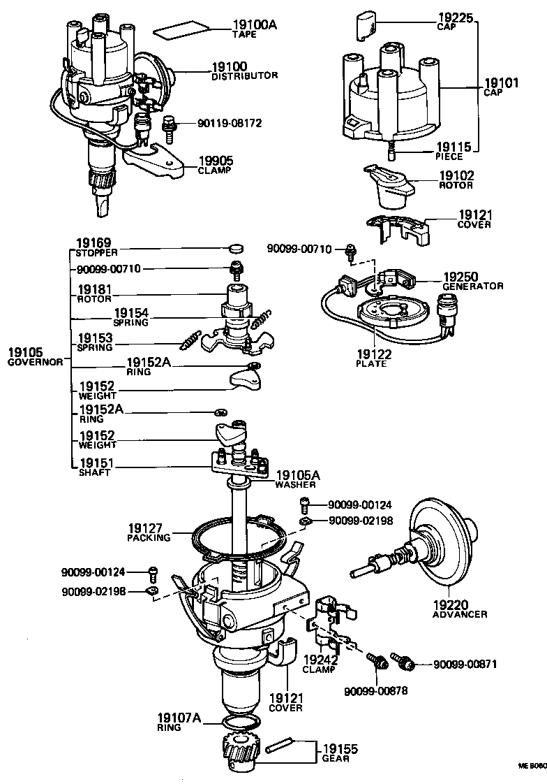 19250-13150 GENERATOR ASSY, SIGNAL product image