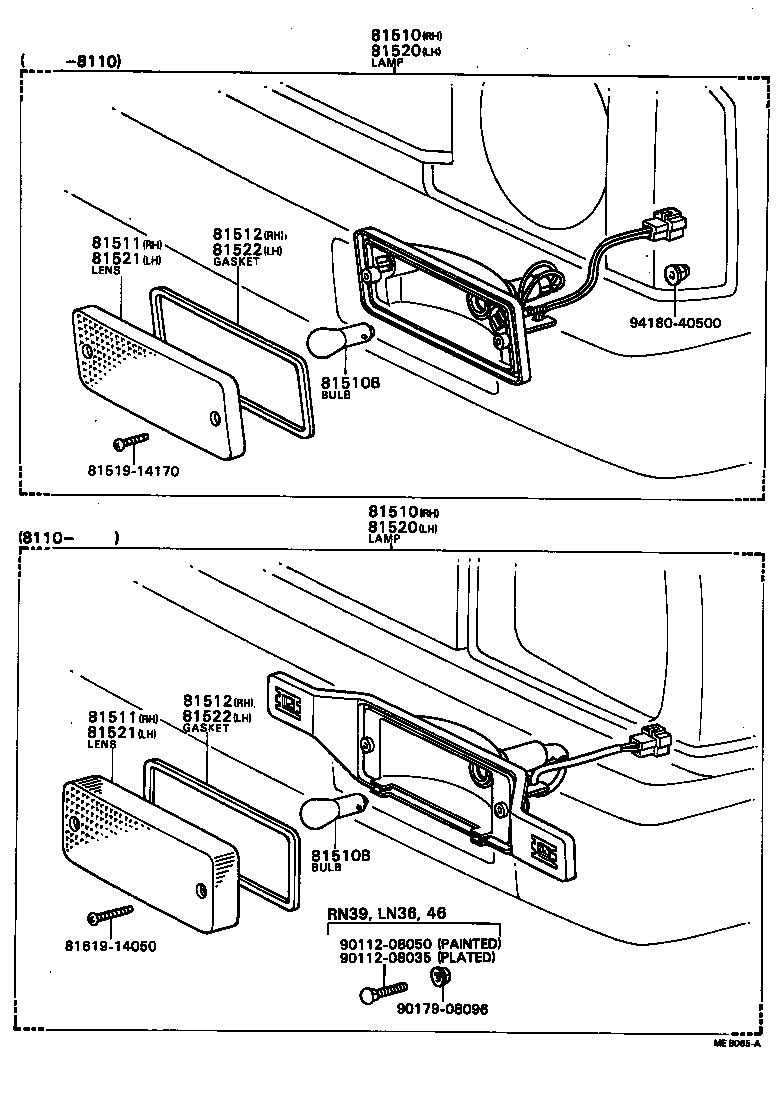 81510-39375 LAMP ASSY, FRONT TURN SIGNAL, RH product image