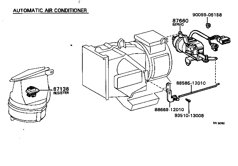 87107-12220 UNIT SUB-ASSY, HEATER RADIATOR product image
