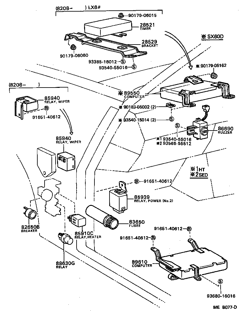 87510-22040 HEATER ASSY, SEAT product image
