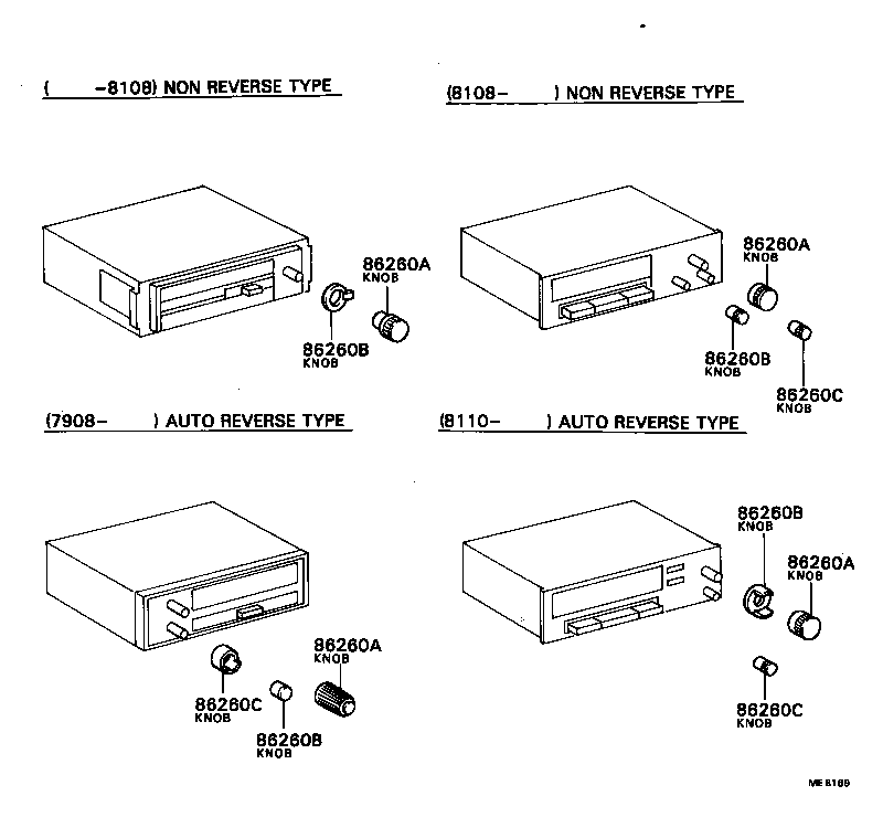 86207-12010 BRACKET, RADIO, NO.1 product image