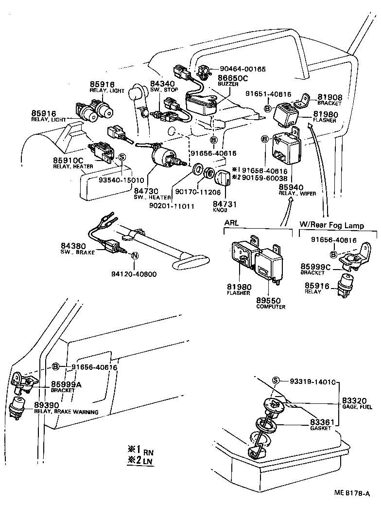 28300-54020 RELAY ASSY, STARTER product image