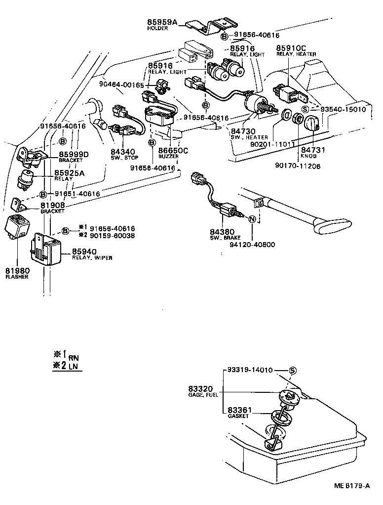 28300-54020 RELAY ASSY, STARTER product image