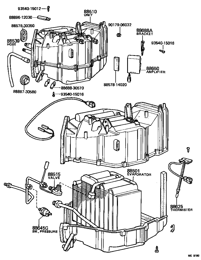 88515-30320 VALVE, COOLER EXPANSION product image