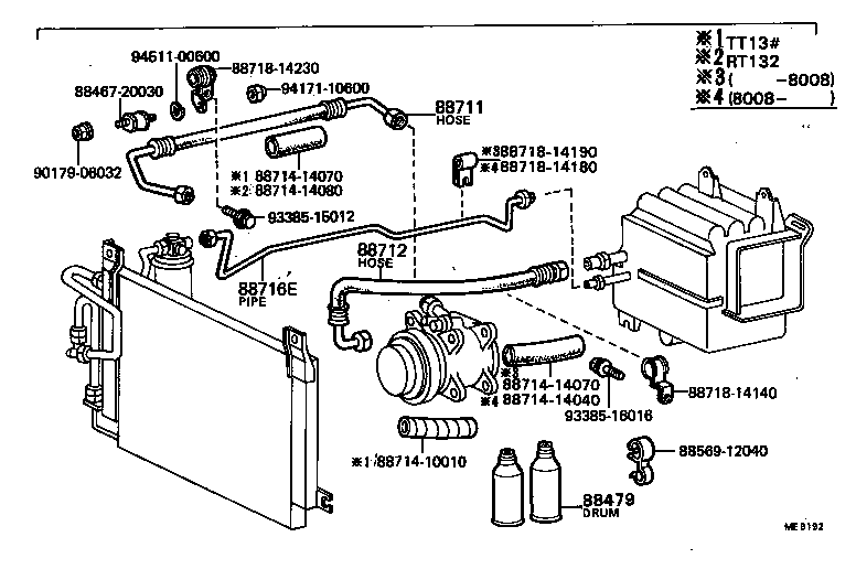 88472-20060 BRACKET, RECEIVER TANK, NO.1 product image