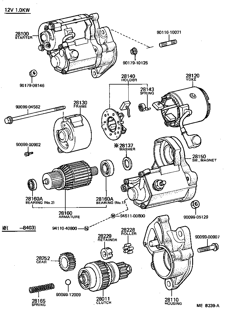 28150-54021 SWITCH ASSY, MAGNET STARTER product image