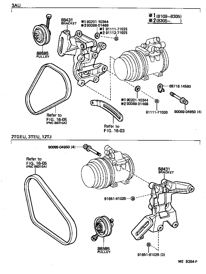88444-14040 BRACKET, IDLE PULLEY product image