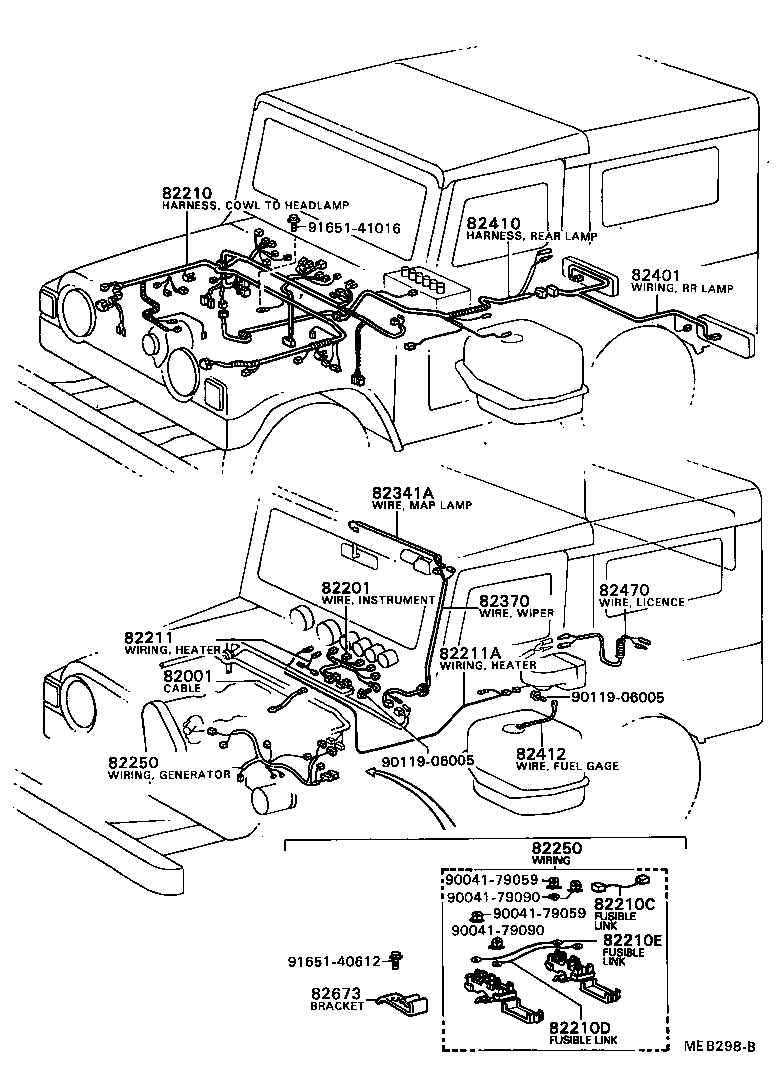 82201-87604 WIRING SUB-ASSY, INSTRUMENT PANEL product image