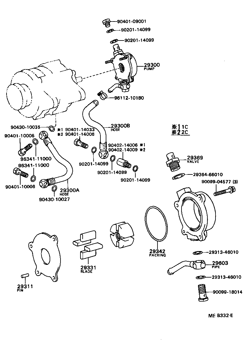 29300-64011 PUMP ASSY, VACUUM product image