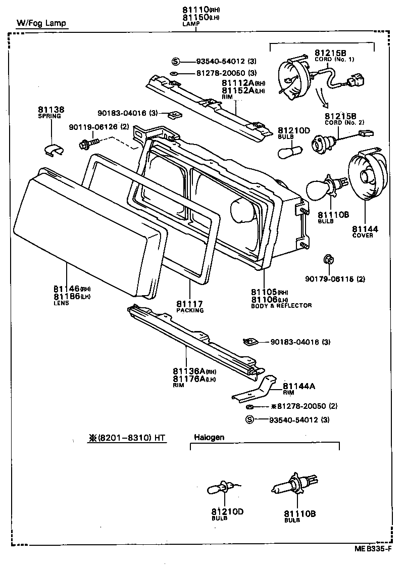 81110-80378 HEADLAMP ASSY, RH product image