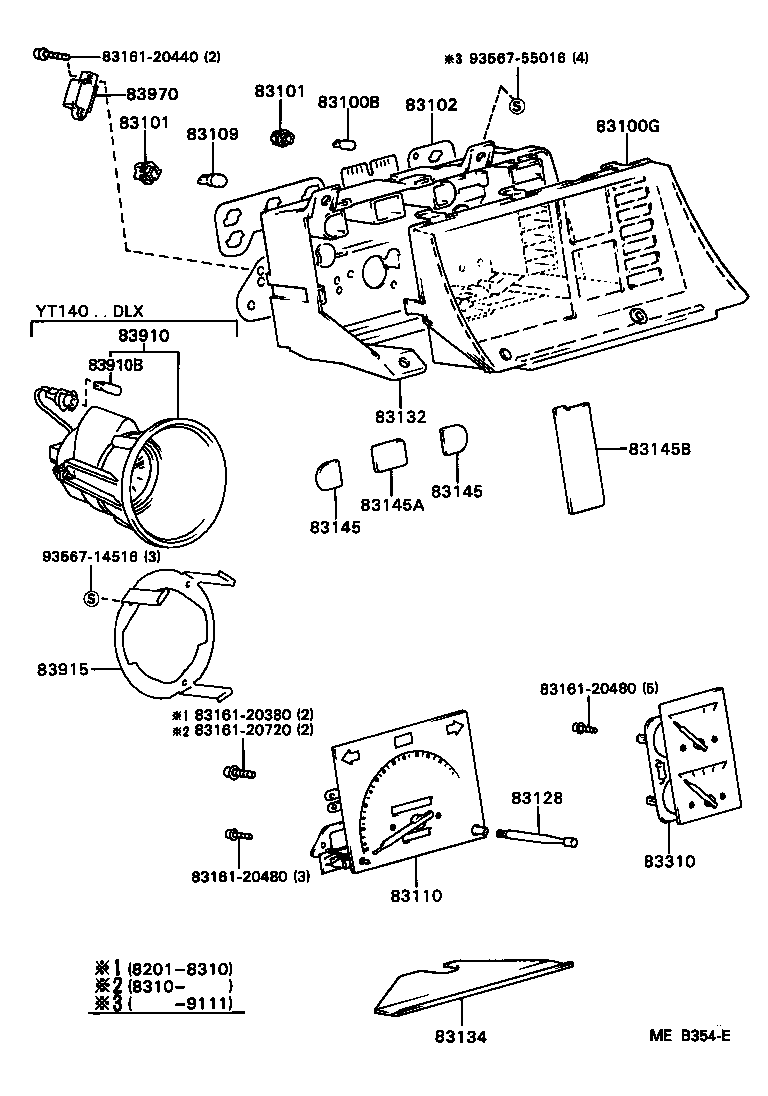 83145-20260 DIAL, METER, NO.1 product image