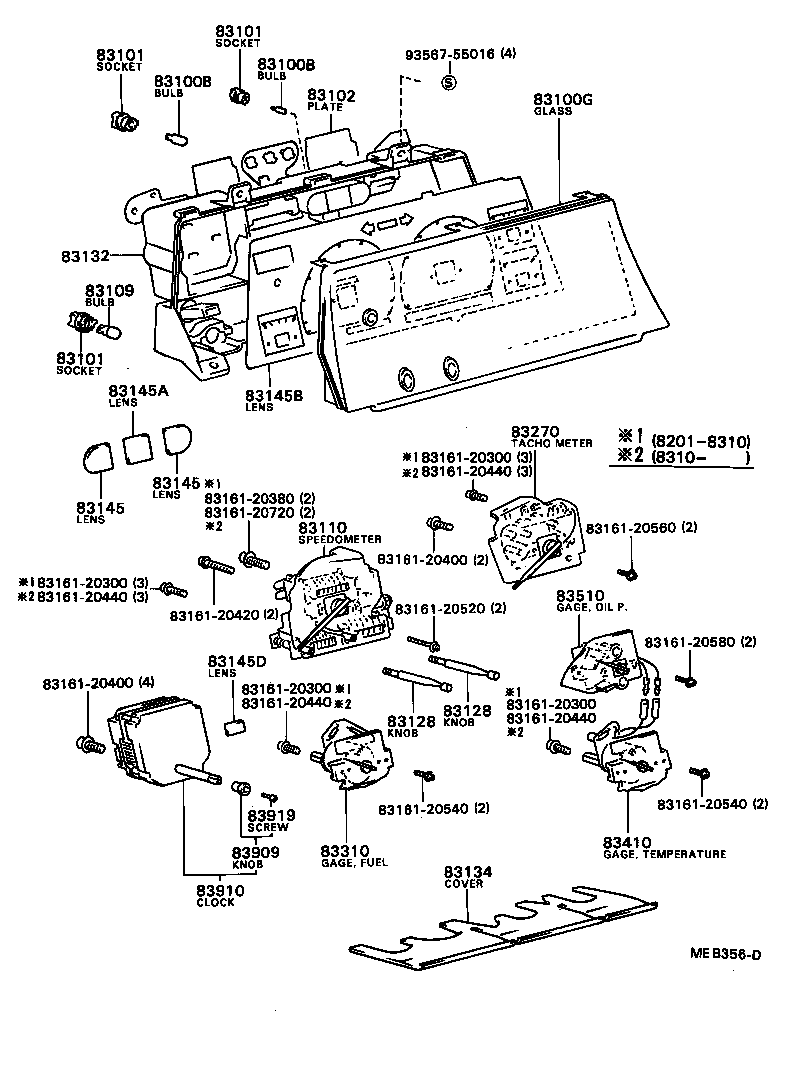 83145-20260 DIAL, METER, NO.1 product image