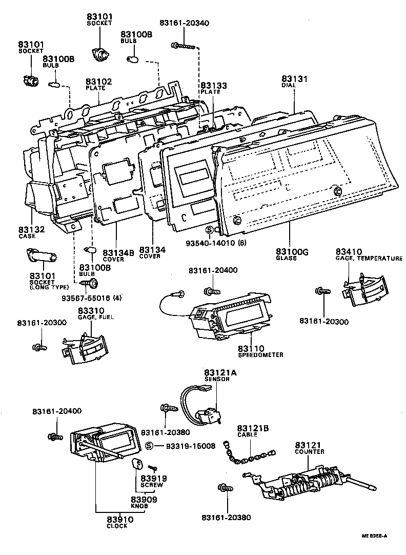 83145-20260 DIAL, METER, NO.1 product image