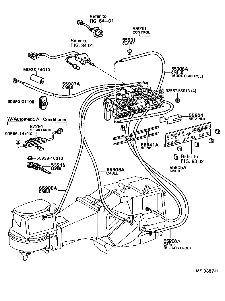 55910-20450 CONTROL ASSY, HEATER OR BOOST VENTILATOR product image