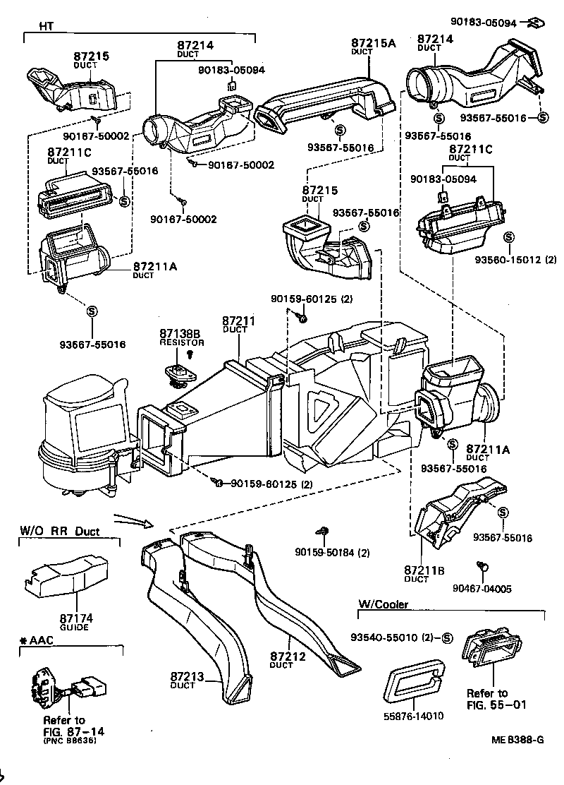 55910-20450 CONTROL ASSY, HEATER OR BOOST VENTILATOR product image