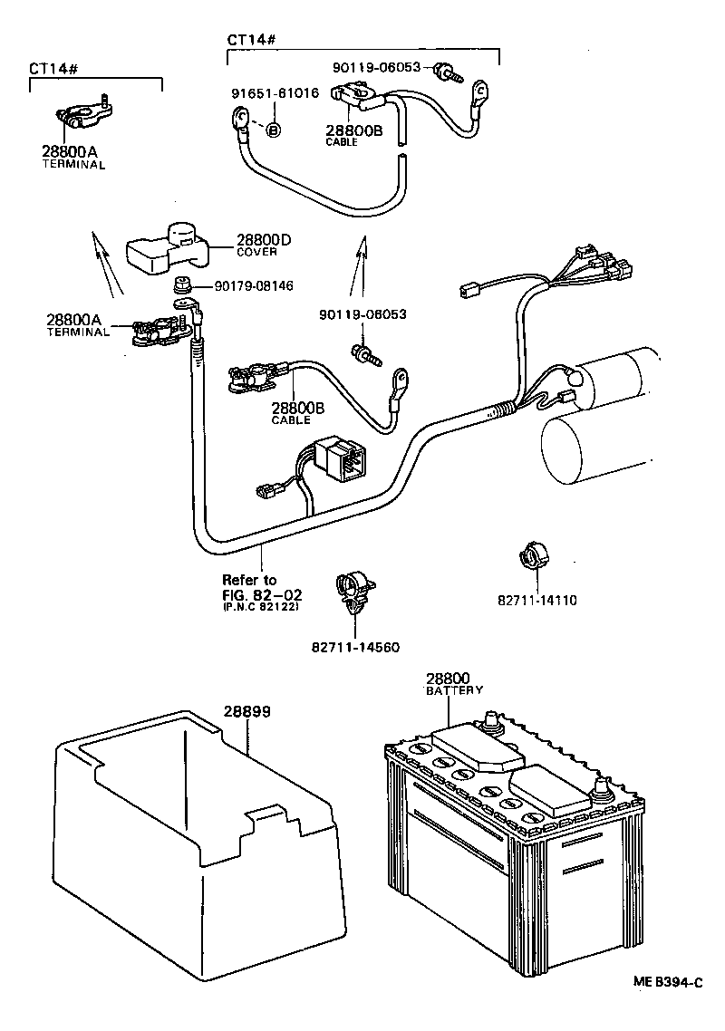 28899-64041 INSULATOR, BATTERY product image