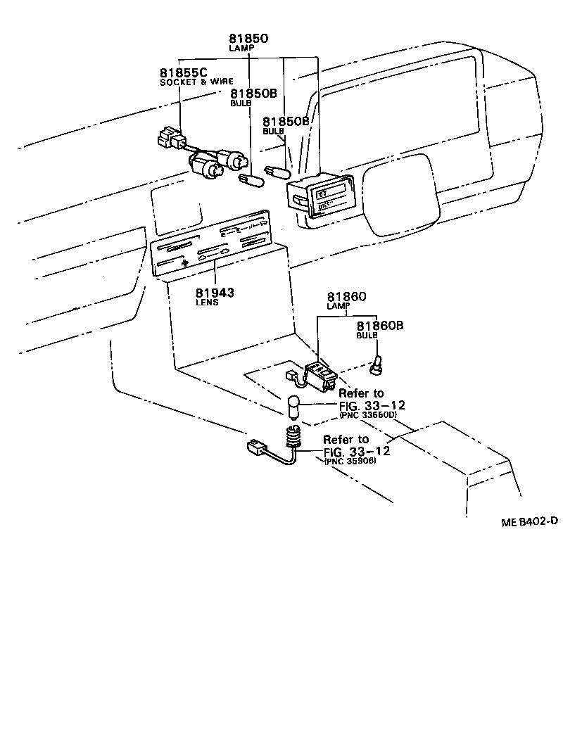 81850-20120 LAMP ASSY, INDICATOR product image