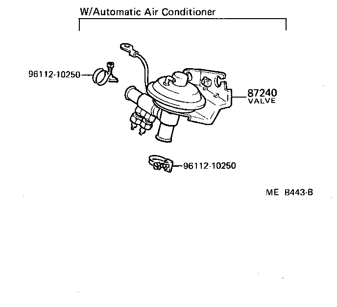 87209-24020 HOSE, HEATER WATER, INLET A product image