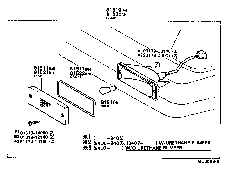 81520-39435 LAMP ASSY, FRONT TURN SIGNAL, LH product image