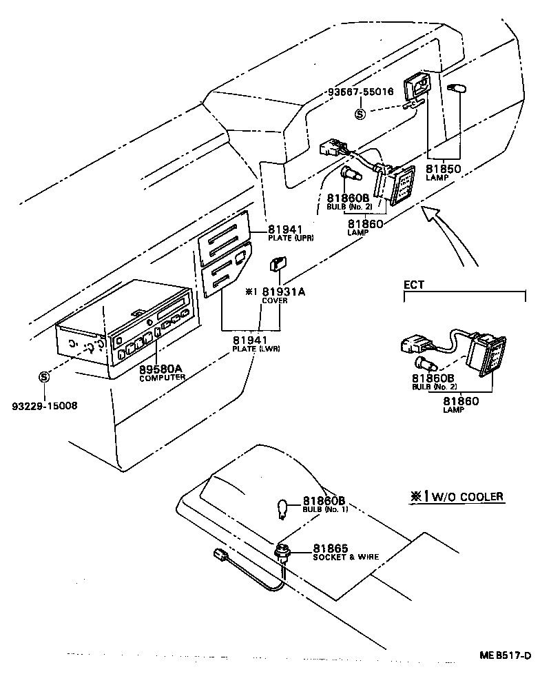 81850-32030 LAMP ASSY, INDICATOR product image