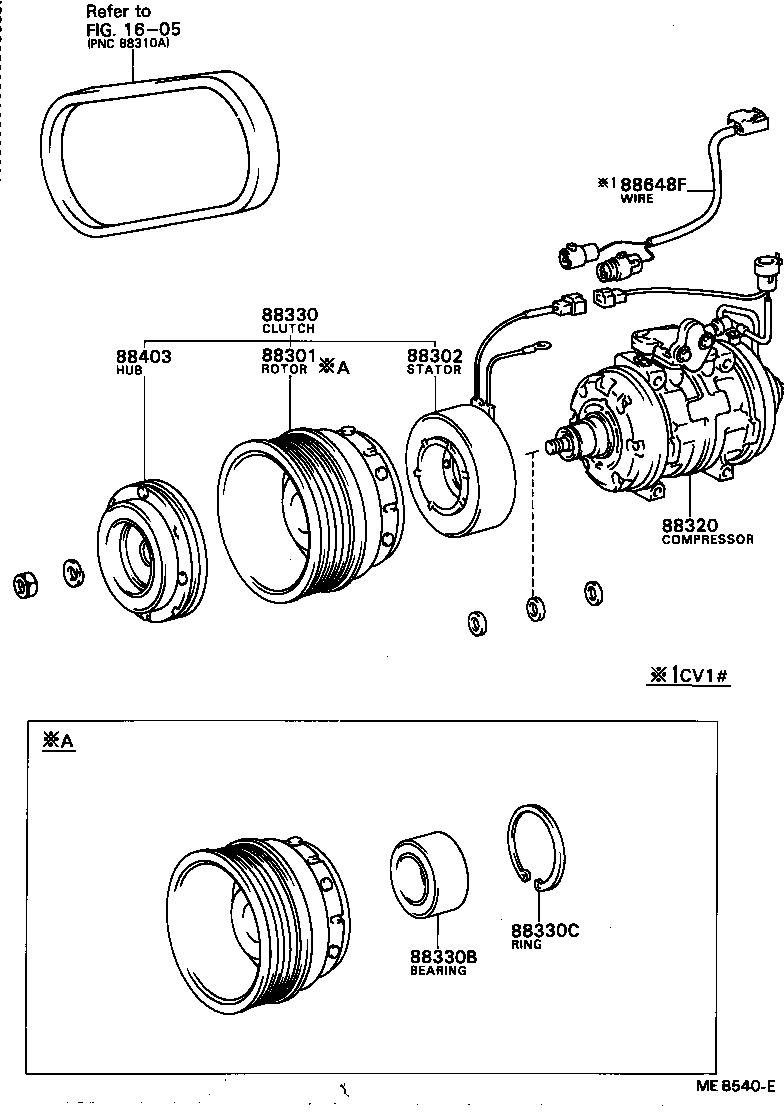 88444-32020 BRACKET, IDLE PULLEY product image