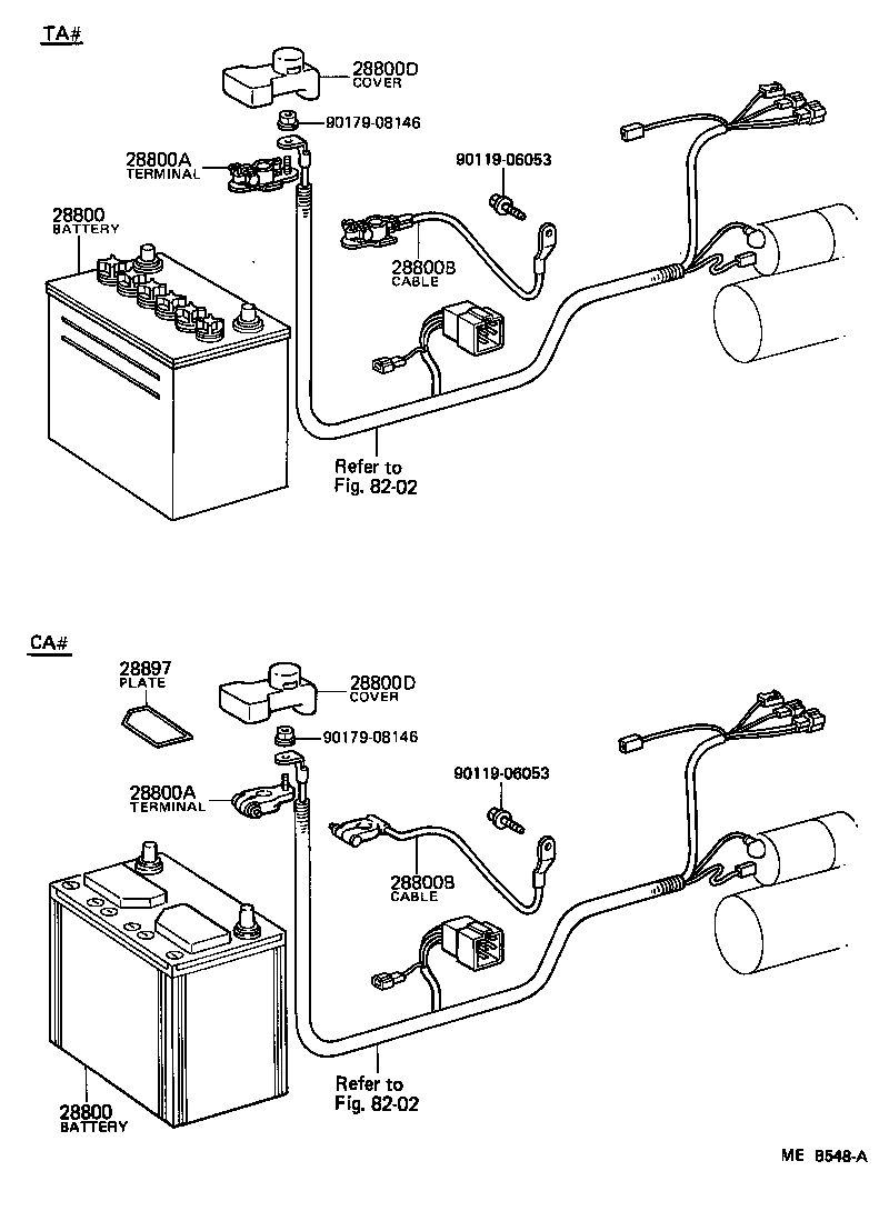 28897-43010 PLATE, BATTERY CAUTION product image