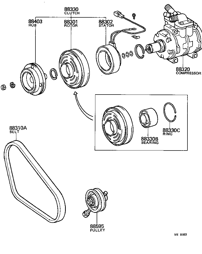 88343-14010 REED, SUCTION VALVE product image
