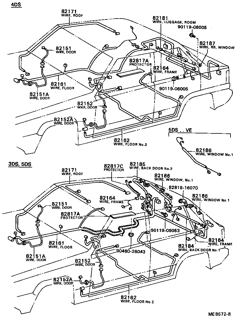 82121-16150 WIRE, ENGINE product image