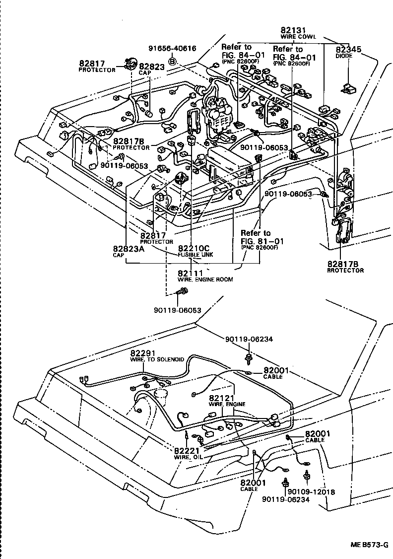 82121-16150 WIRE, ENGINE product image